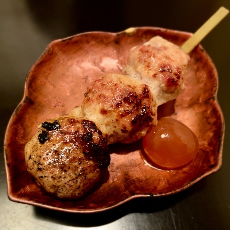 月見つくね(赤坂焼鳥 鳳)