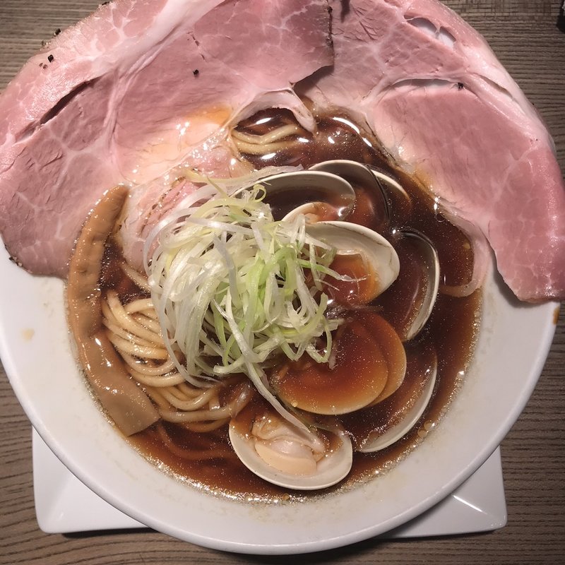 はまぐりらーめん(くそオヤジ最後のひとふり)