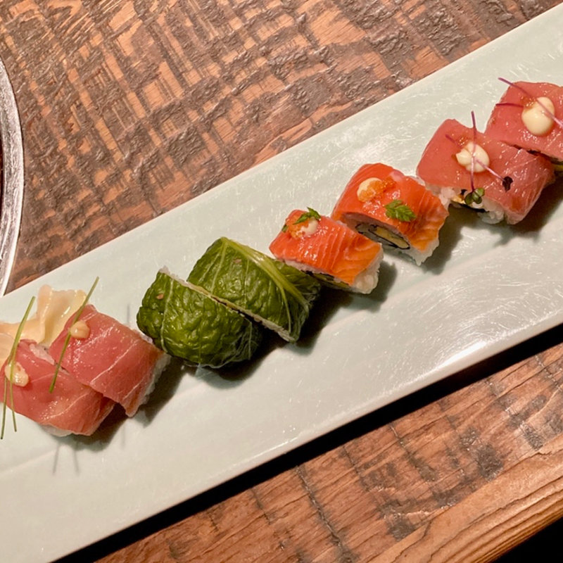 ロール寿司 盛り合わせ(麺匠の心つくし つるとんたん 宗右衛門町店)