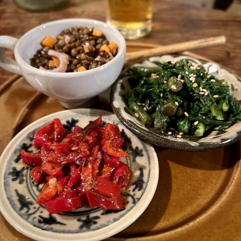 本日の野菜3種盛り(ミャンカー （miankah）)