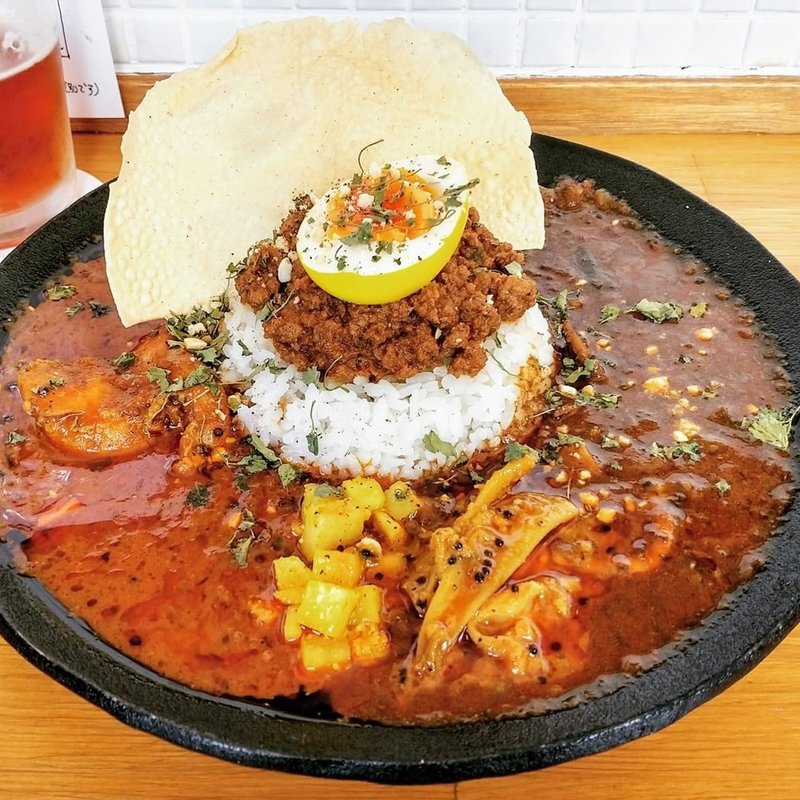 あいがけカレー(アンドビール)