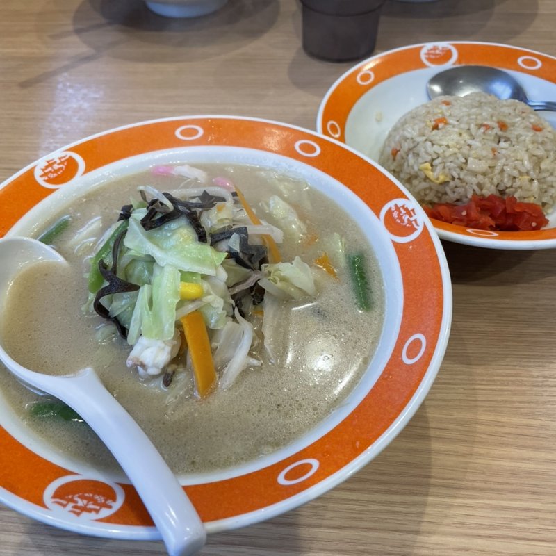 ちゃんめん餃子チャーハンセット(長崎ちゃんめん 山口厚狭店 )