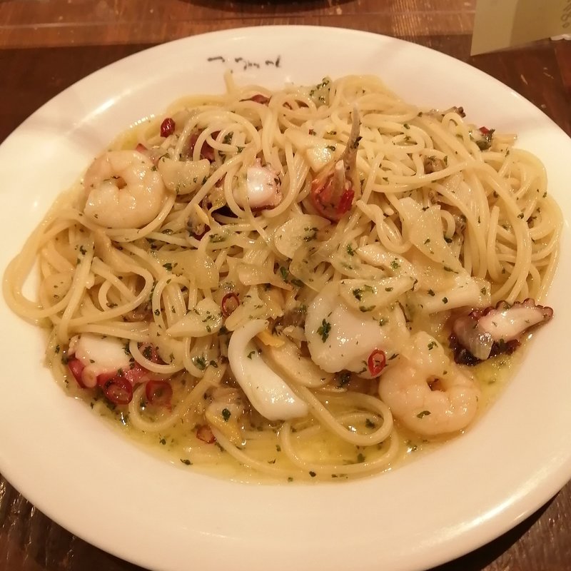 海の幸のペペロンチーノ(アンクル・トム)