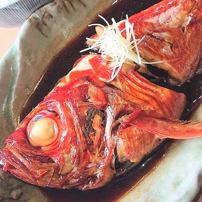 金目鯛の煮付け(囲炉茶屋 （irorichaya）)