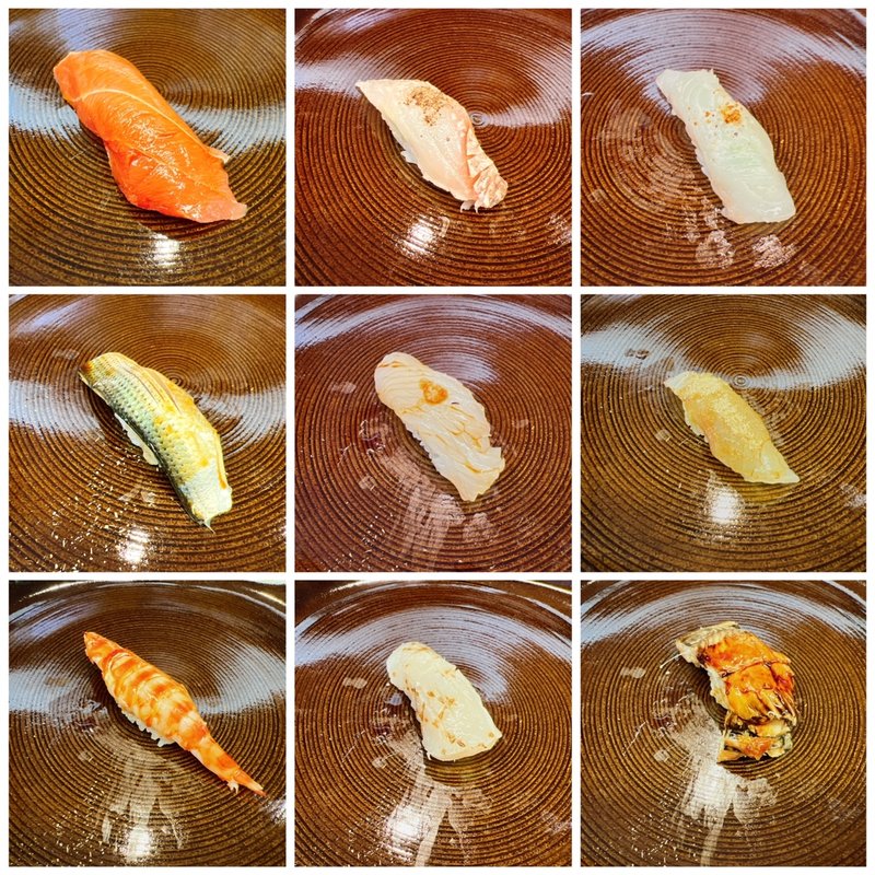 お昼のにぎり寿し(紫光 （しこう）)