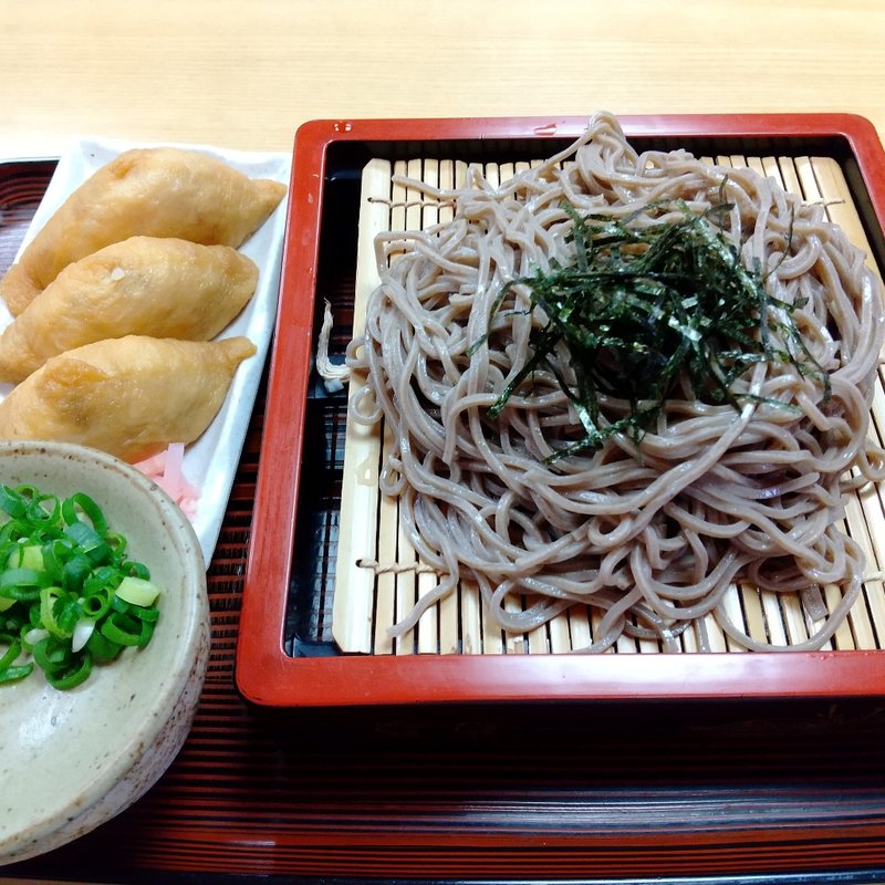 ざるそばといなり寿司(上州屋 )