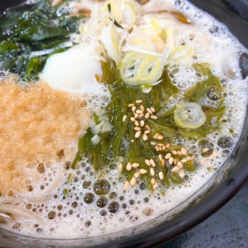 めかぶそば(箱根そば 豊洲店 )