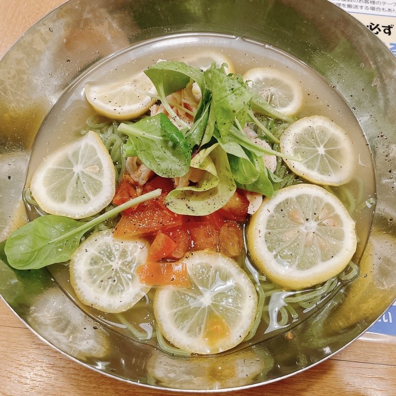 冷やし塩レモンラーメン(ガスト 春日部小渕店 )