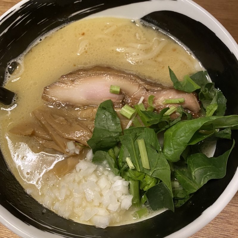 コク塩鶏そば(RAMEN 浜虎 福岡中洲店)