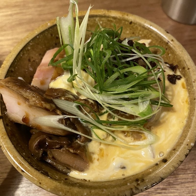 玉マヨ鶏めし(RAMEN 浜虎 福岡中洲店)