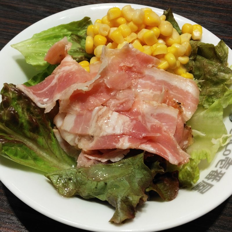 パストラミポークサラダ＋コーン(CoCo壱番屋 仙台サンモール一番町店 （ココイチバンヤ）)