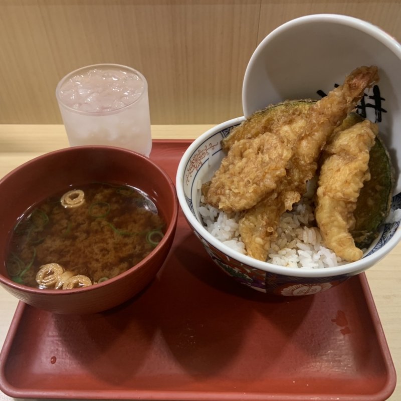 海老一本丼(天麩羅 えびのや 高田馬場店)