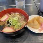 肉そば+いなり2個
