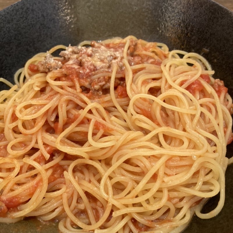 昔ながらのミートソース(パスタ人)