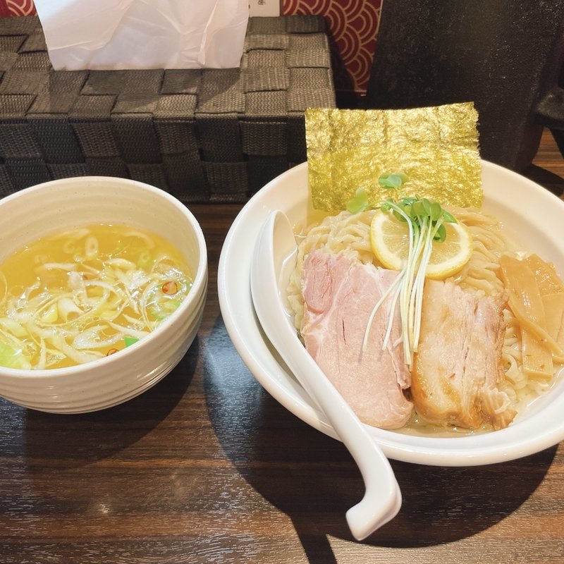 剣豪流昆布水つけめん（塩）(らーめん剣豪)