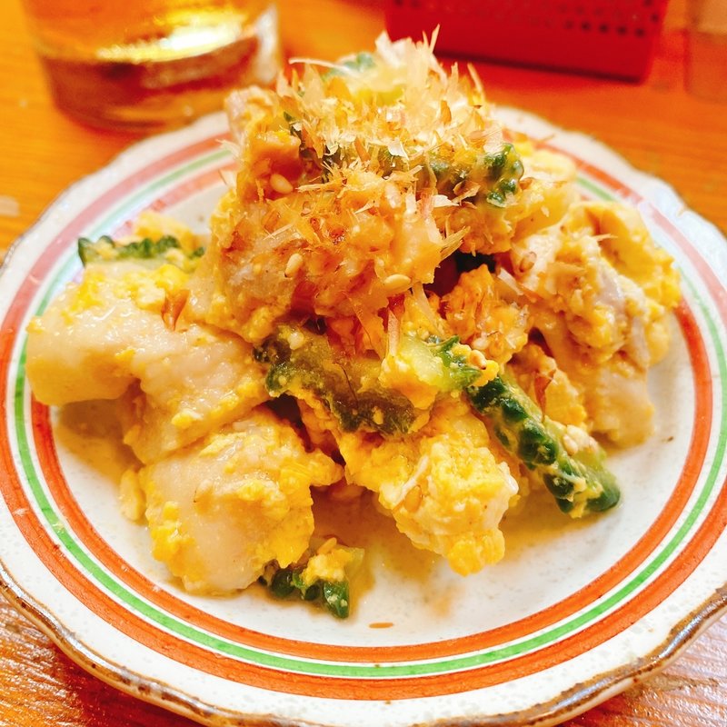 ゴーヤチャンプルー(立ち呑みスタンド ヨッコイショ)