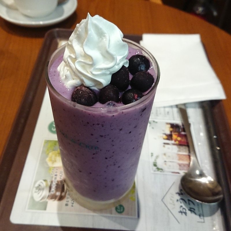ブルーベリー＆ヨーグルトスムージー(カフェ・ド・クリエ プラスノースポート・モール店)