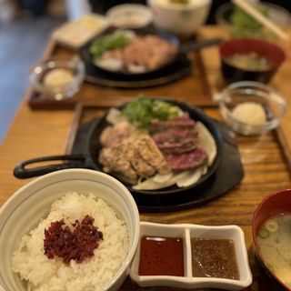 ハーフ＆ハーフ(豚ステーキ十一 六本松店)
