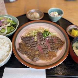ステーキ定食(庄屋 那珂川店)