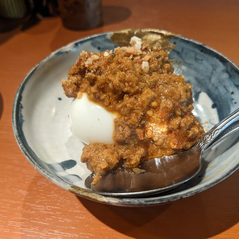 スパイス半熟玉子(リバーサイドヤオヤ)