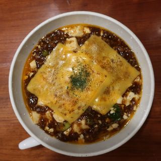麻婆麺(チーズトッピング)(SHIBIRE NOODLE 蝋燭屋)