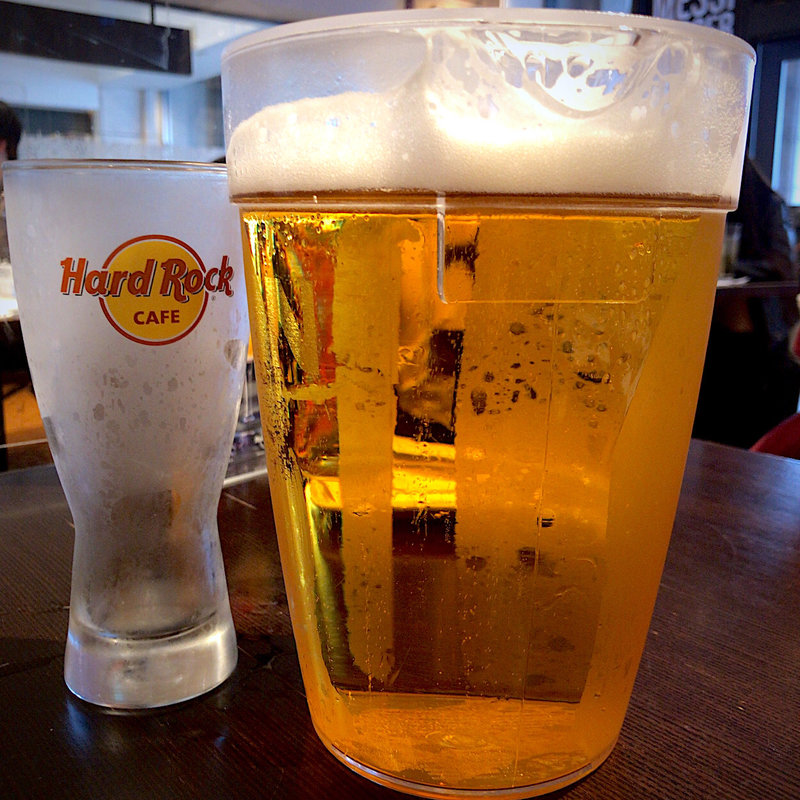 ハイネケン ピッチャー(ハードロックカフェ 上野駅 （Hard Rock CAFE）)
