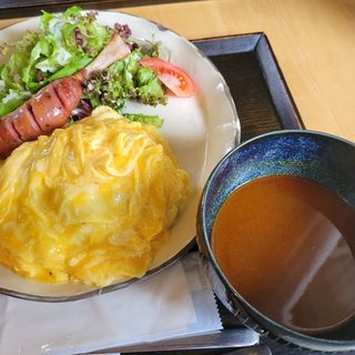 鎌倉野菜のオムカリーセットC(北鎌倉ぬふ・いち)