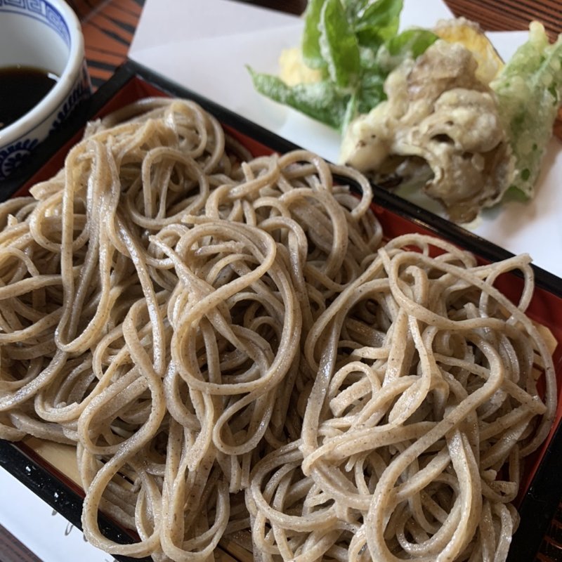 天ぷら付そば(滝の沢茶屋 )