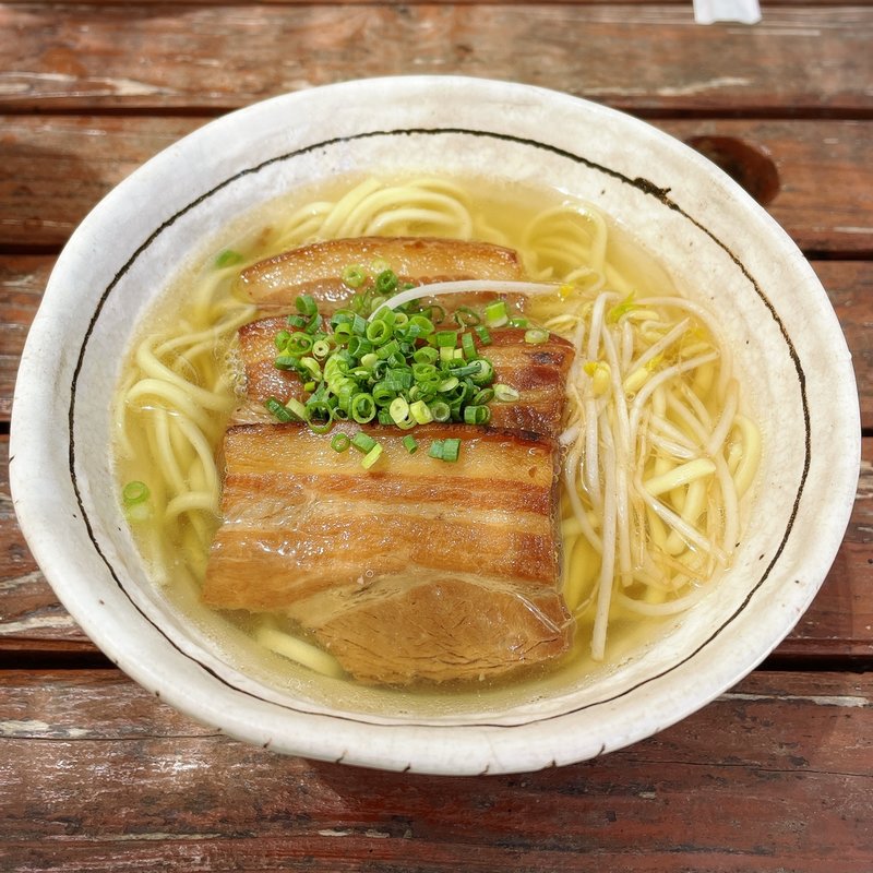 三枚肉そば(そば処　竹の子)