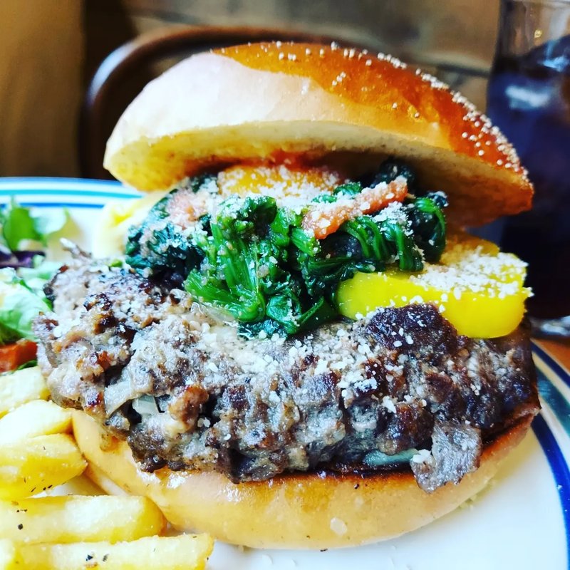 スピナッチプロテインバーガー(BURGERLION MEAT CRUSADERS(バーガリオンミートクルセイダーズ))