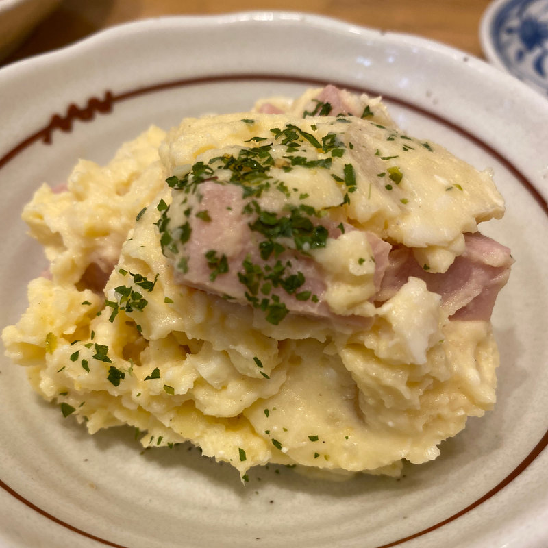 ハム入りポテトサラダ(大衆酒肴スタンドさかば。第3ビル店)