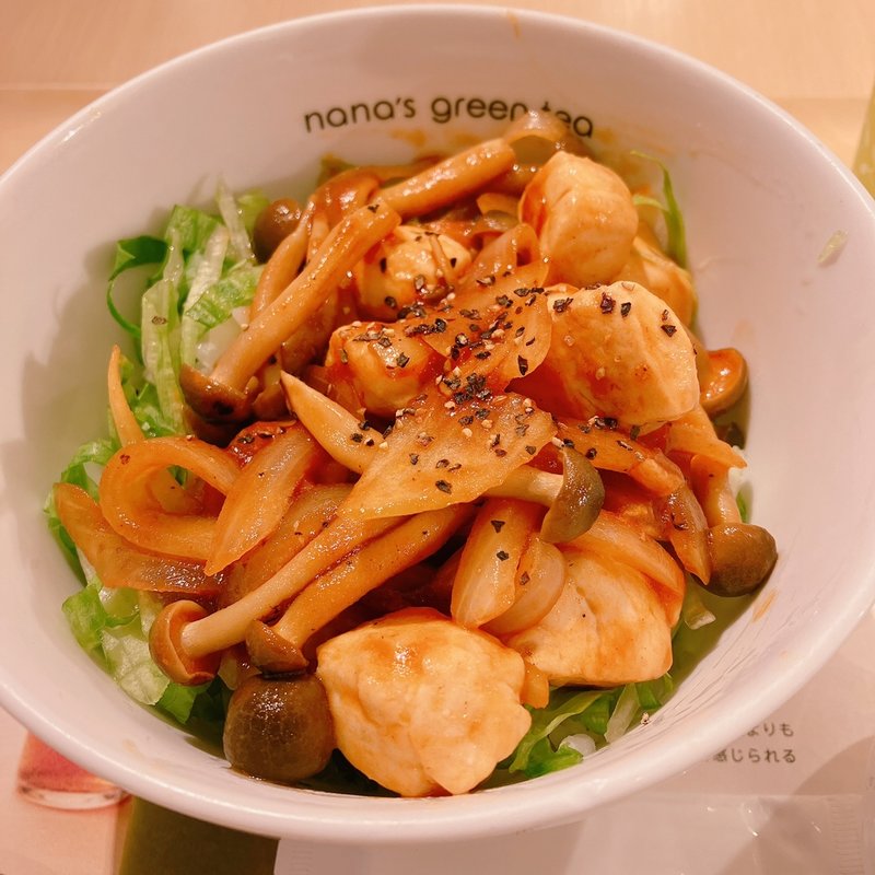 天然カジキ鮪のトマトどんぶり(nana’s green tea ルミネエスト新宿店)