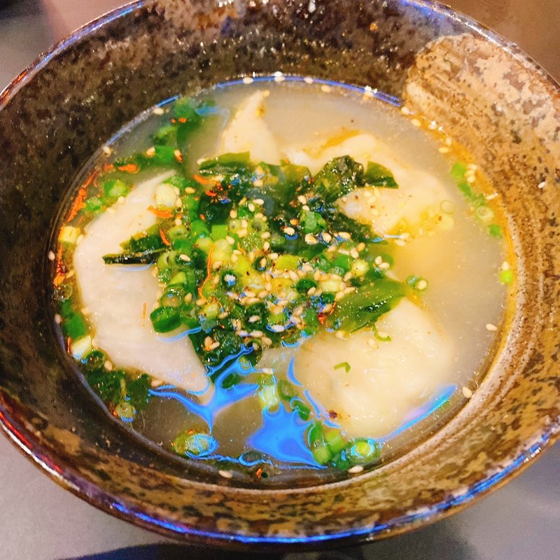 龍華山さんの餃子でシビ辛水餃子(おうちごはんより道)