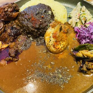 3種のあいがけカレー(WOCCA ROCCA curry and ...TENROKU(ウォッカロッカ天六店))