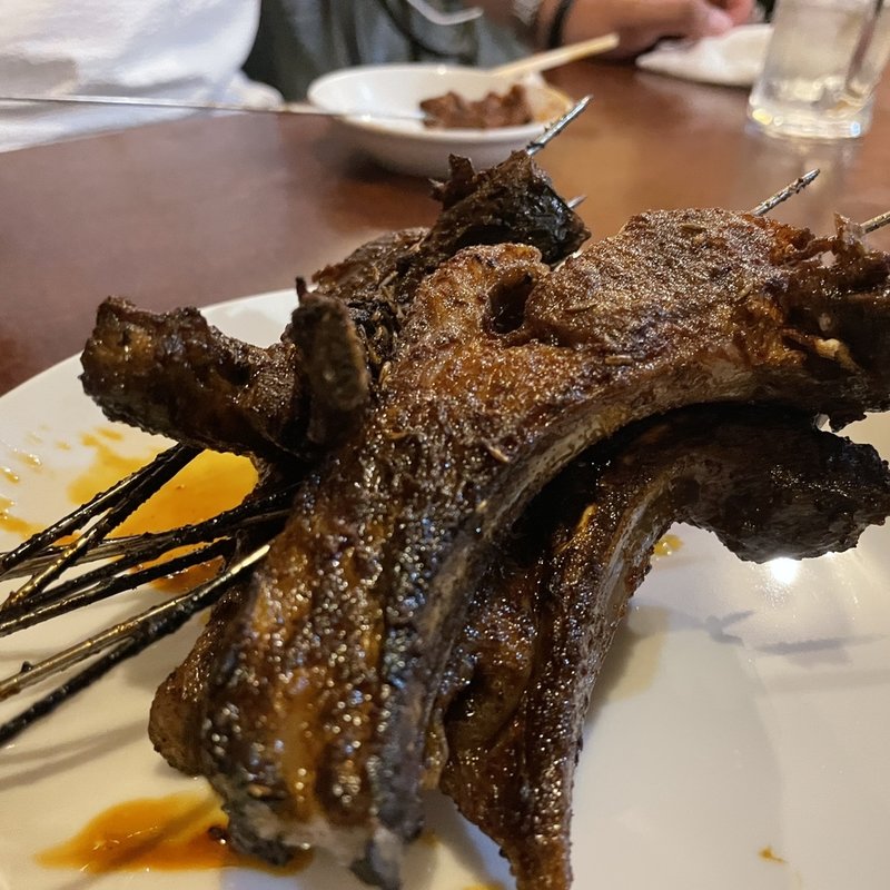 ラムのスペアリブ(味香苑 羊肉串 2号店)