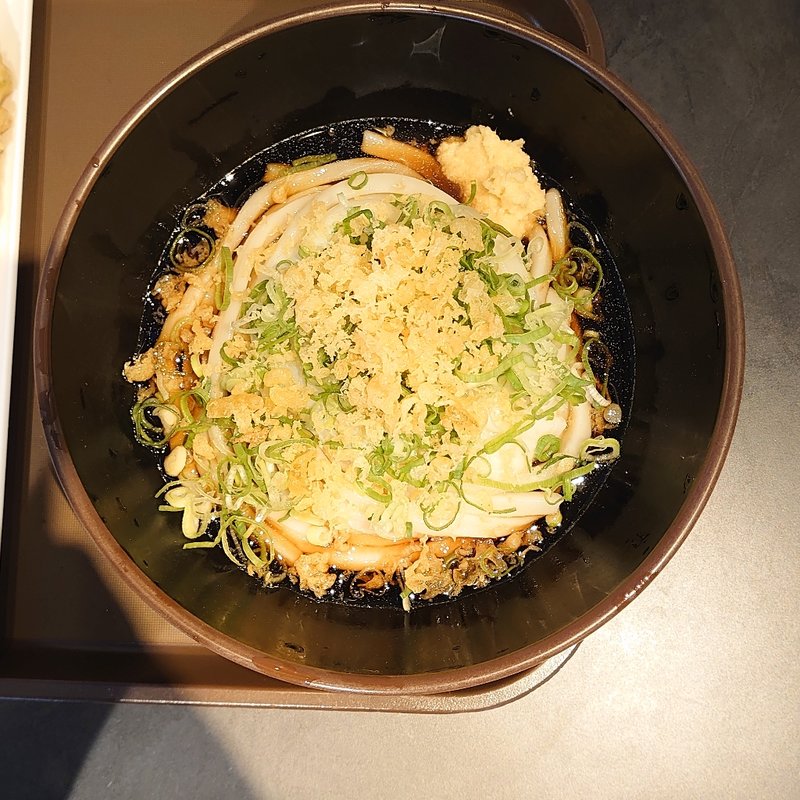 とろたま ぶっかけうどん(セルフ讃岐うどん 般若林)