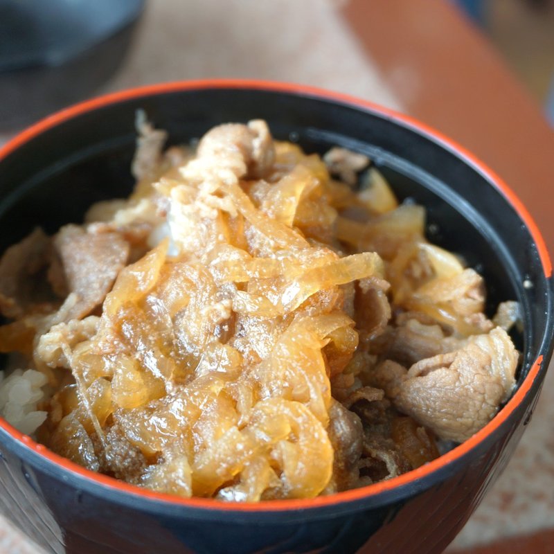 ミニ牛めし(天領うどん 昭和町店)