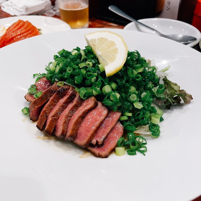 たんタタキ(ハーフ)(牛たん料理 閣 ブランドーム本店)