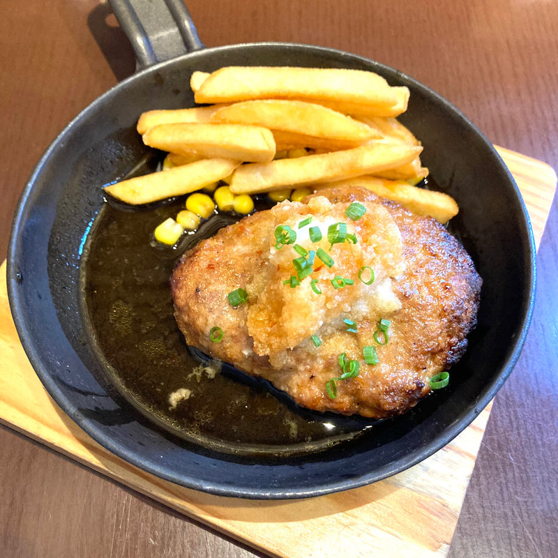 和風ハンバーグ(フライパン)