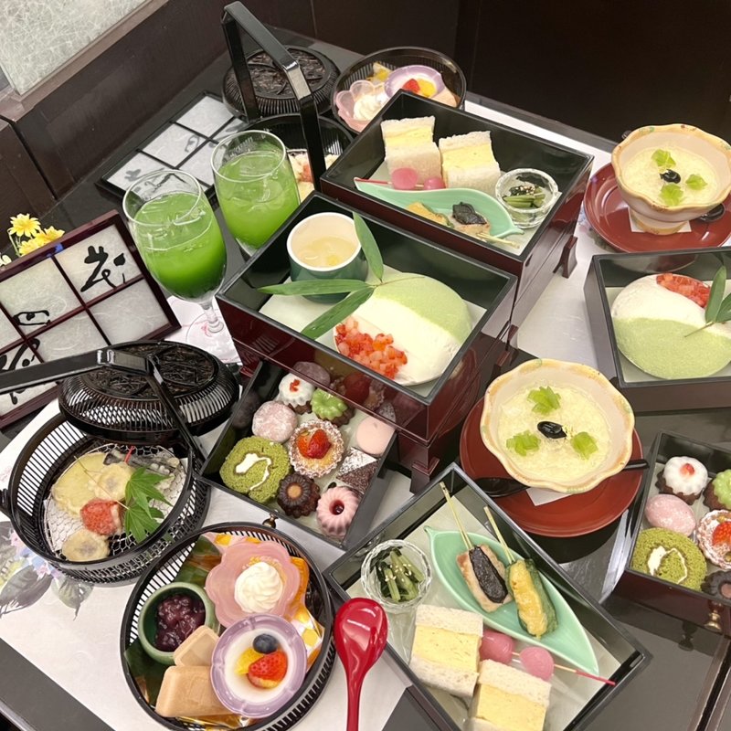 和風アフタヌーンティー　～なごみ～(ホテル阪神大阪 日本料理・天ぷら「花座」)