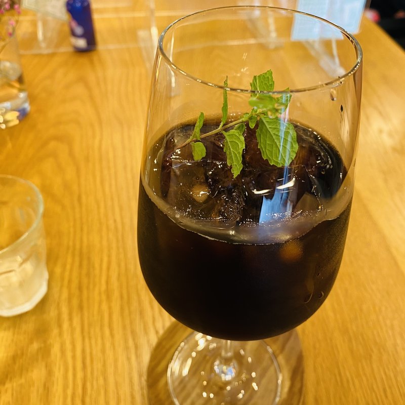 ミントアイスティー(Polaris MORISHITA cafe)