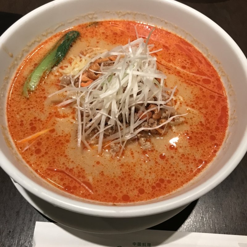 胡麻味噌入り辛味そば（タンタン麺）(龍門 小田急百貨店 新宿店 （リュウモン）)