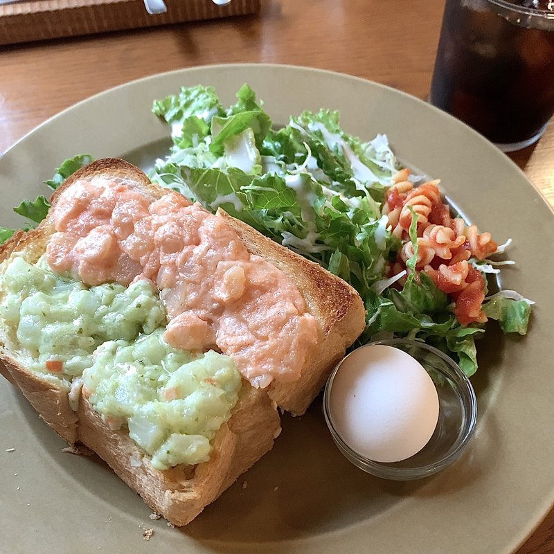 ポテめんたい&ポテバジル(talo coffee(タロ コーヒー))