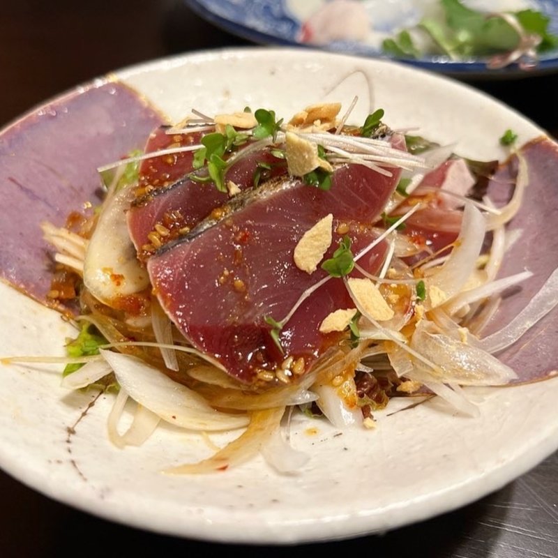 鰹のサラダ(さかなと煮込み 和気愛々)