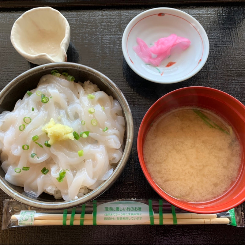 やりいか丼(道の駅北前船松前 北前食堂)