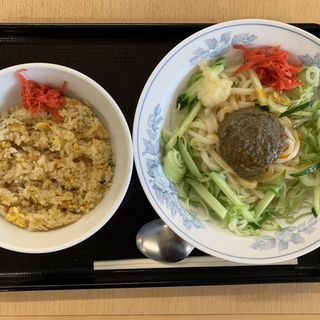 じゃじゃ麺炒飯セット(岩手山サービスエリア（下り線）　レストランコーナー )