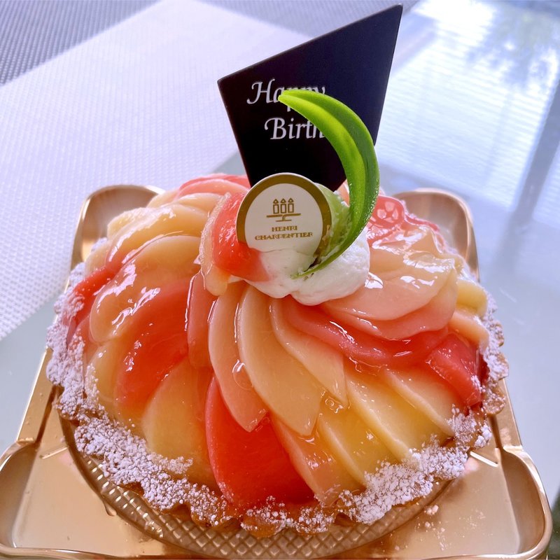 桃のタルト(アンリ・シャルパンティエ 千葉そごう店)