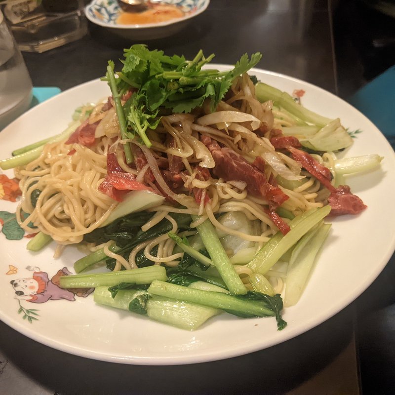 ネギソバ（汁なし）(華)