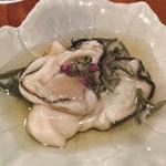 牡蠣とジュンサイの旨酢(酒場シナトラ)