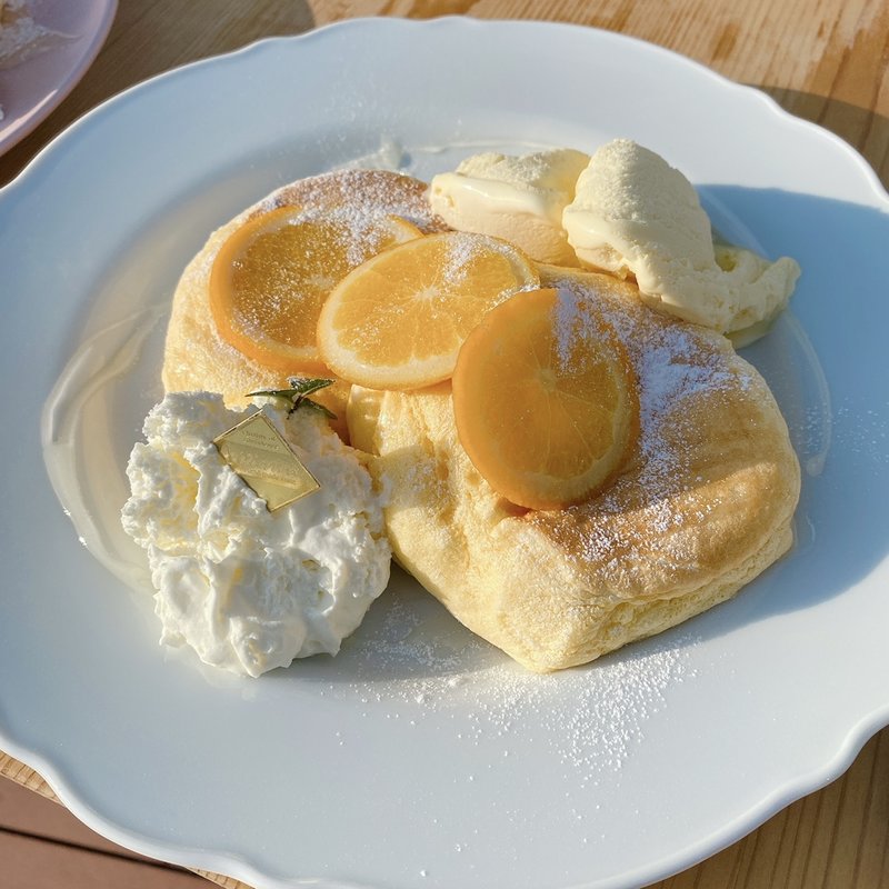 パンケーキ（オレンジ）(壱枚乃絵 海辺のテラスカフェ)